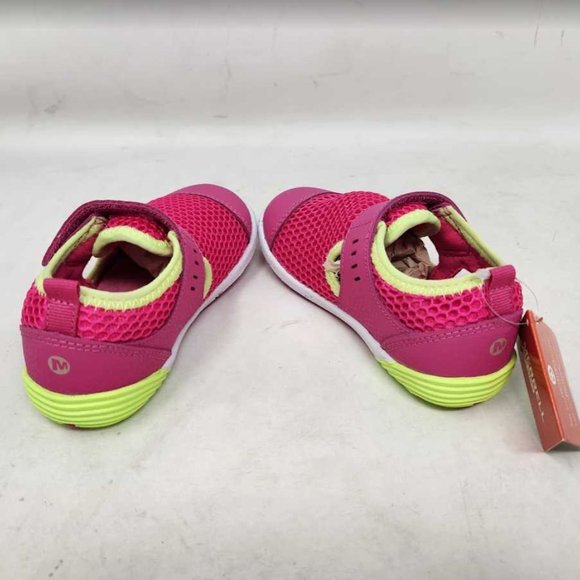 Merrell Shoes New Toddler Girls 75 Merrell Bare Steps H2 Pink Water